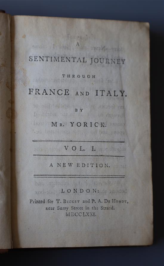 Yorick, Mr (Sterne, Lawrence Stoddard Thomas) - A Sentimental Journey Through France and Italy,